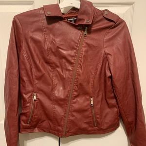 Faux Leather Jacket